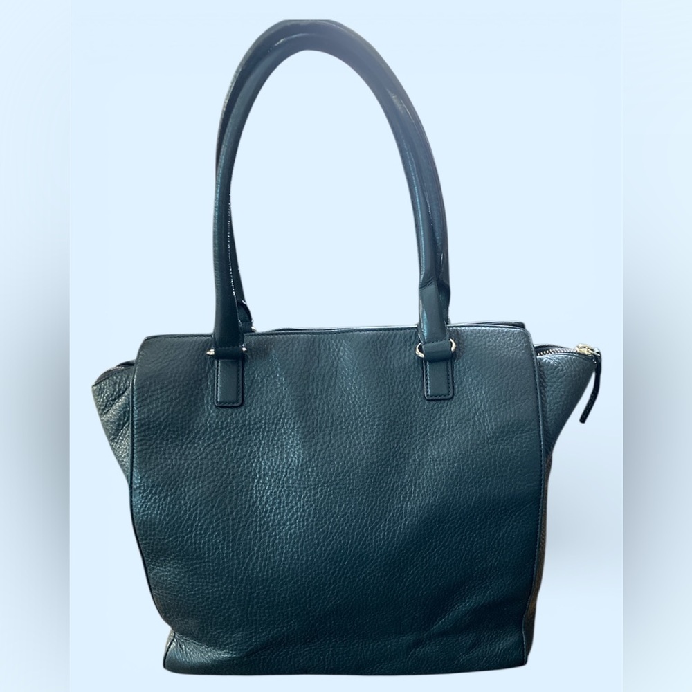 Kate Spade Fernrose Baxter Street Shoulder Tote Bag Purse in Asphalt EUC - Picture 2 of 11